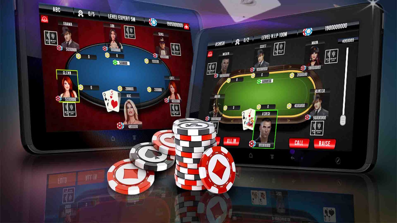 Играть в покер онлайн бесплатно
